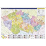 Česká republika - administrativní mapa 1:500 tis. – Hledejceny.cz