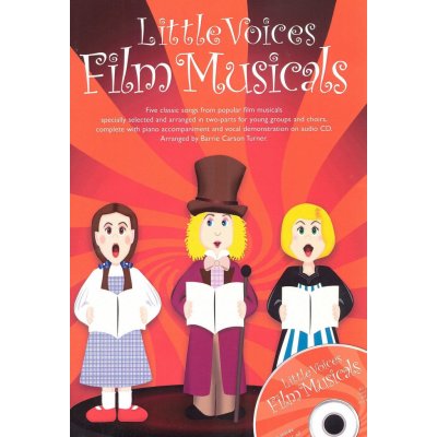 Hal Leonard Little Voices FILM MUSICALS + CD / 2-PARTS + piano/akordy – Zbozi.Blesk.cz