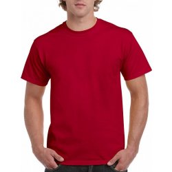 pánské 100% bavlněné tričko Ultra Gildan 190 g/m červená rajčatová