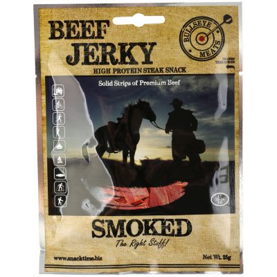 Snack Time Sušené hovězí maso Beef Jerky Smoked 25 g – Zboží Mobilmania