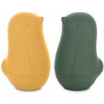PETITE&MARS Hračky silikonové do koupele Love birds Ochre Green 6m+ – Hledejceny.cz