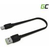 Adaptér a redukce k mobilu Green Cell GCmatte USB-C Flat 25 cm 25 cm USB