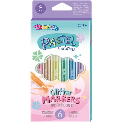 Patio Colorino pastel brokát 6ks 298616 – Zboží Dáma