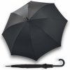 Deštník Bugatti Buddy Long pánský holový vystřelovací deštník černý