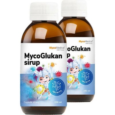 Mycomedica MycoGlukan sirup 2 x 200 ml – Hledejceny.cz