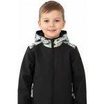 Softshellová bunda Dinosauři nezateplená černá – Sleviste.cz