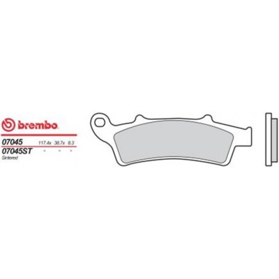 Přední brzdové destičky Brembo Kymco 125 XTOWN I ABS 2016 - směs XS – Hledejceny.cz