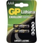 GP AAA Lithium 2 ks 1022000412 – Zboží Živě