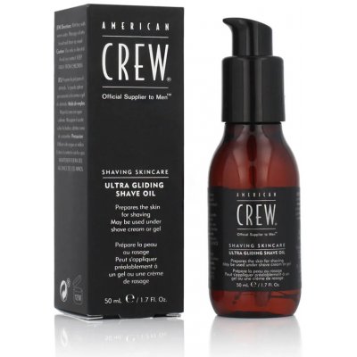 American Crew Shaving Skincare Ultra Gliding Shave Oil změkčující olej na holení 50 ml – Zboží Dáma