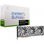 MSI GeForce RTX 4070 SUPER GAMING X SLIM WHITE 12G – Zboží Mobilmania