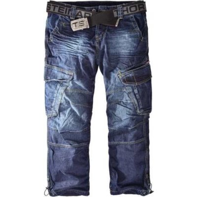 Thor steinar Stahlheim II. pánské džíny Tmavě Modré – Zboží Dáma