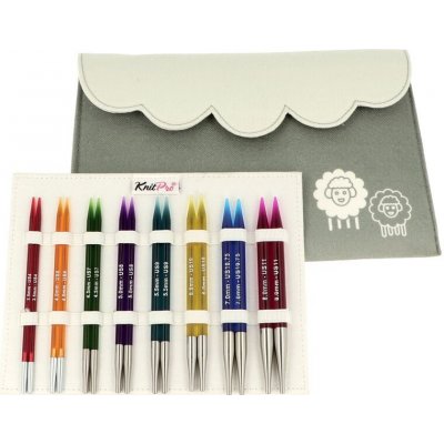 Sada jehlic - KnitPro Trendz - šroubovací vyměnitelné jehlice 13cm – Hledejceny.cz