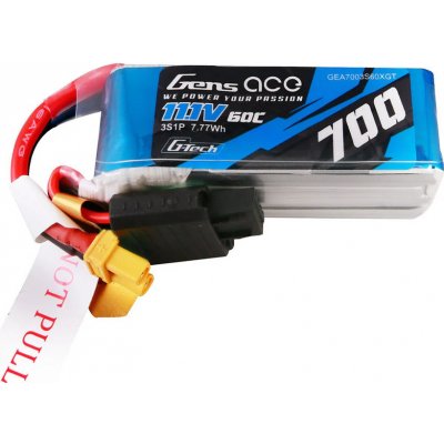 Gens Ace Acepow Electronics Co. Ltd Gens ace G-Tech LiPo 3S 700mAh 11,1V 3S1P 60C XT30 Plug – Zboží Mobilmania