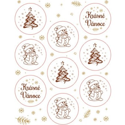 Jedlý papír Krásné Vánoce – Zboží Dáma