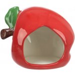 Trixie Keramický domeček JABLKO křečekmyš červená 13 x 10 x 10 cm – Sleviste.cz