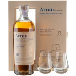 Arran 10y 46% 0,7 l (dárkové balení 2 sklenice) – Hledejceny.cz