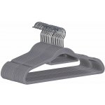 Ruhhy 22535 Ramínka se sametovým potahem 20 ks, šedá – Zboží Dáma