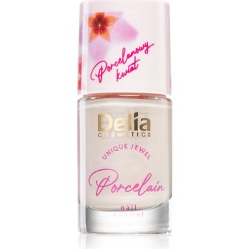 Delia Cosmetics Porcelain lak na nehty 2v1 03 Salmon Pink 11 ml