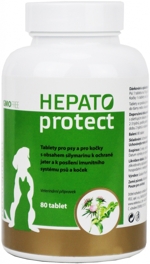 KELA laboratoria HEPATOprotect tablety pro psy a kočky 80 tbl