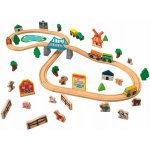 Playtive Dřevěná železnice Dinoland Statek – Zboží Dáma