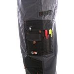 Canis CXS kalhoty do pasu Sirius Nikolas pánské šedo-oranžové – Hledejceny.cz