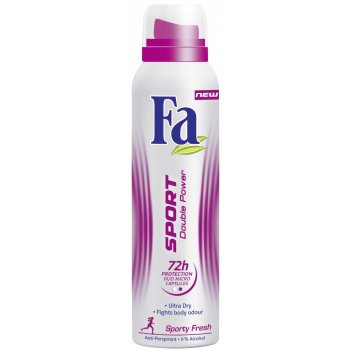 Fa Sport Double Power Sporty Fresh antiperspirant spray Woman 150 ml