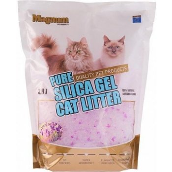 Magnum Silica gel cat litter Levander 7,6 l