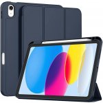 Techsuit Flex Trifold skládací pouzdro s držákem na stylus pro iPad 10 2022 10.9 11 2025 KF2321791 tmavě modré – Zboží Živě
