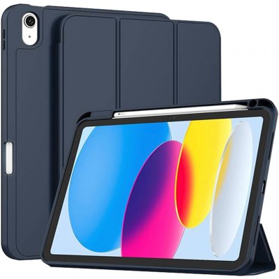 Techsuit Flex Trifold skládací pouzdro s držákem na stylus pro iPad 10 2022 10.9 11 2025 KF2321791 tmavě modré – Zboží Živě