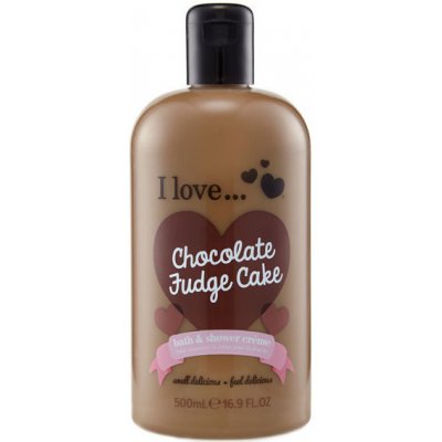 I Love Bubble Bath & Shower Crème Chocolate Fudge Cake sprchový krém 500 ml