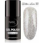 NANI Gel lak Amazing line Glitter Silver 5 ml – Zboží Mobilmania