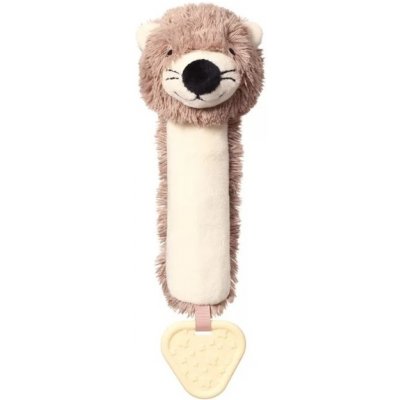 BabyOno Plyšová hračka s chrastítkem Otter Maggie Vydra béžovo-hnědá