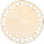 Woody Crafts Přírodní dno na háčkované košíky - Kruh Velikost: 10 cm – Zboží Dáma