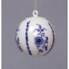 Vánoční ozdoby Cibulák Vánoční koulička 5,8 cm originální cibulákový porcelán Dubí cibulový vzor 10635-67