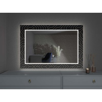 Artalo LED zrcadlo s dekorem D11 80 x 130 cm – Zboží Mobilmania