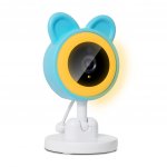 Evolveo Baby Monitor N35 dětská chůvička s kamerou, VOX, teploměr, noční vidění, RGB světlo Modrá – Zboží Mobilmania