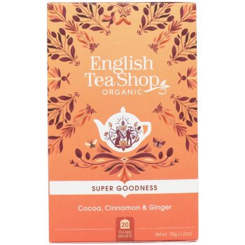 English Tea Shop Čaj Kakao skořice a zázvor mandala bio 20 ks 35 g