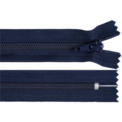 Spirálový zip YKK No 5 délka 18 cm, střední, 919 modrá tmavá – Hledejceny.cz