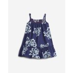 Baby šaty smocked floral dress Modrá – Zboží Mobilmania