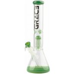 Grace Glass Skleněný bong s perkolací Beaker Green 38cm – Zboží Dáma