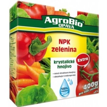 AgroBio Krystalické hnojivo Extra NPK Zelenina 400 g