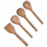 Garden Trading Dřevěné kuchyňské náčiní Midford Bamboo – set 4 ks, přírodní barva, dřevo – Hledejceny.cz
