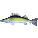 Gaby polštář ryba Candát obecný giant 105 cm – Zboží Dáma