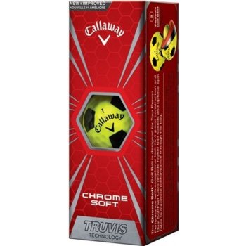 Callaway Chrome Soft golfové míče 3 ks