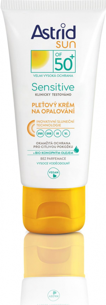 Astrid Sun Sensitive SPF50+ pleťový krém na opalování 50 ml