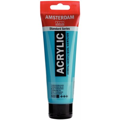 Amsterdam Standard Akrylová barva Turquoise Blue 522 120 ml – Hledejceny.cz