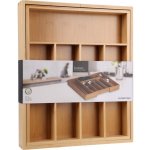 EXCELLENT HOUSEWARE Příborník nastavitelný rozkládací bambus KO-BA2000020 – Sleviste.cz