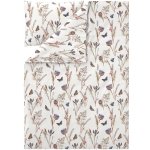 Livarno povlečení z mikrovláknitého saténu květy/bílá 140x200 70x90 – Sleviste.cz