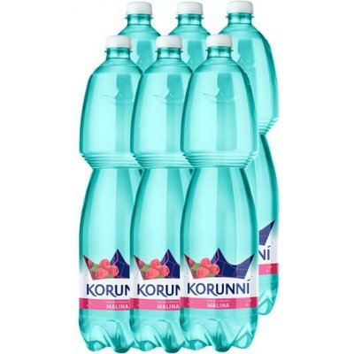 Korunní perlivá malina 6 x 1,5 l – Hledejceny.cz