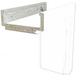 Solodoor obložkové 90 P 100 mm Bílá Snow – Hledejceny.cz